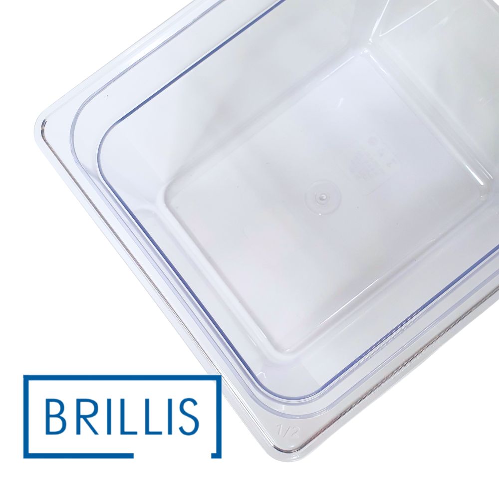 Гастроємність BRILLIS із полікарбонату GN 1/2-200 мм, прозора