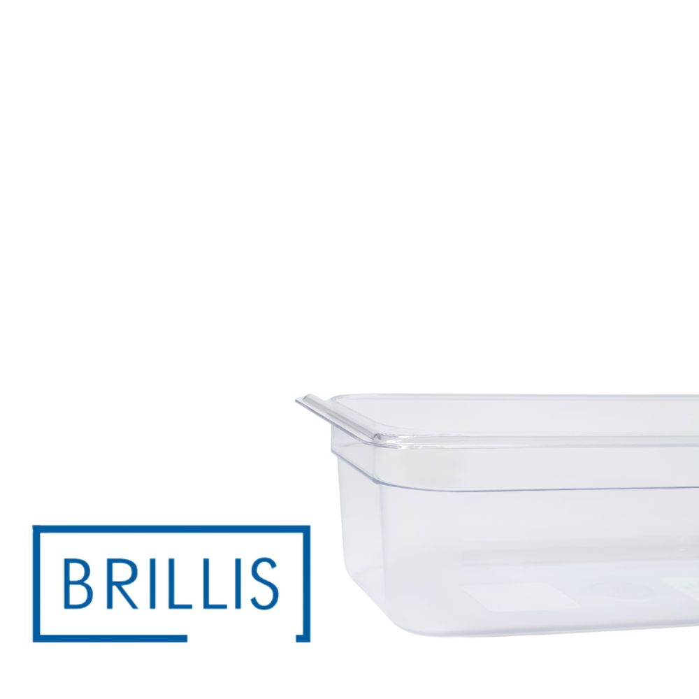 Гастроємність BRILLIS із полікарбонату GN 1/3-100 мм, прозора