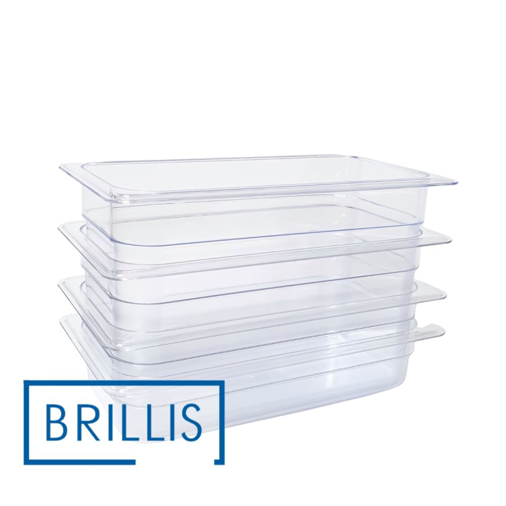 Гастроємність BRILLIS із полікарбонату GN 1/3-100 мм, прозора