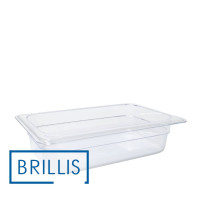 Гастроємність BRILLIS із полікарбонату GN 1/4-65 мм, прозора