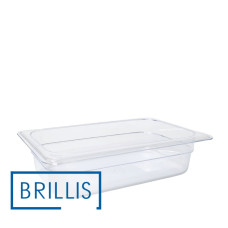 Гастроемкость BRILLIS из поликарбоната GN 1/4-65 мм, прозрачная