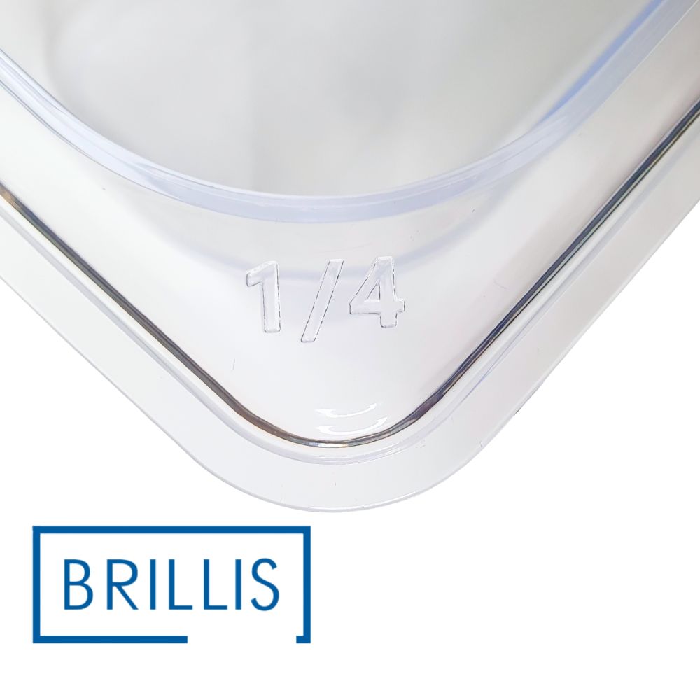 Гастроємність BRILLIS із полікарбонату GN 1/4-65 мм, прозора