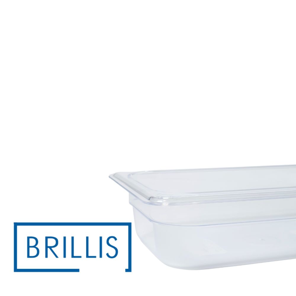 Гастроємність BRILLIS із полікарбонату GN 1/4-65 мм, прозора