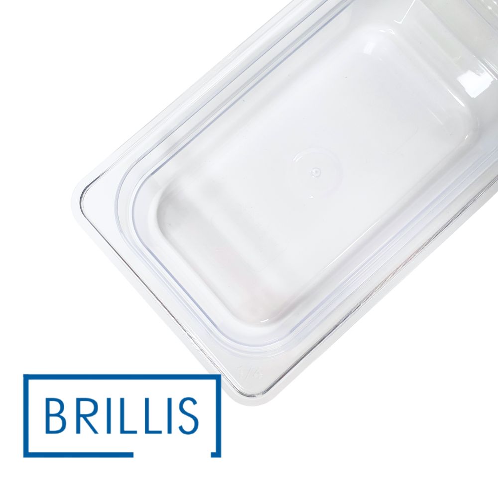 Гастроємність BRILLIS із полікарбонату GN 1/4-65 мм, прозора