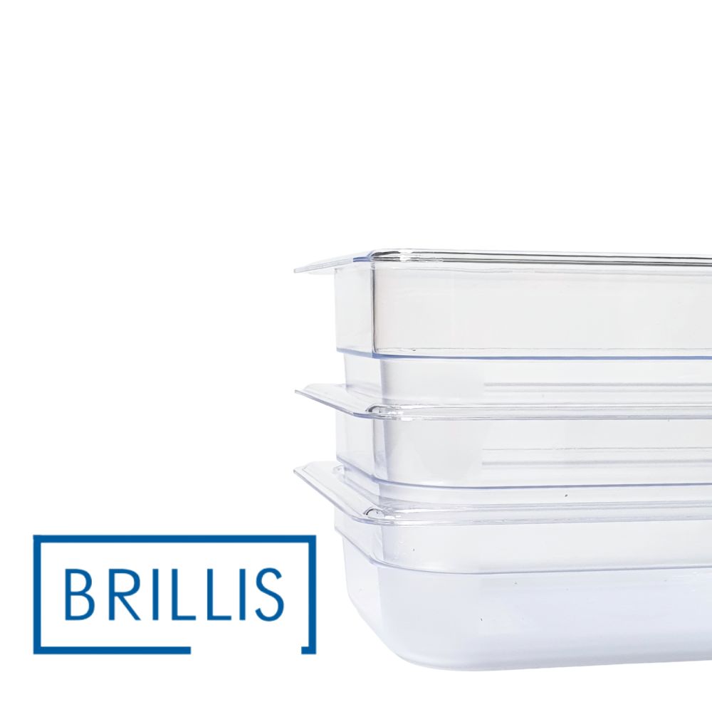 Гастроємність BRILLIS із полікарбонату GN 1/4-65 мм, прозора