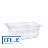 Гастроємність BRILLIS із полікарбонату GN 1/4-100 мм, прозора