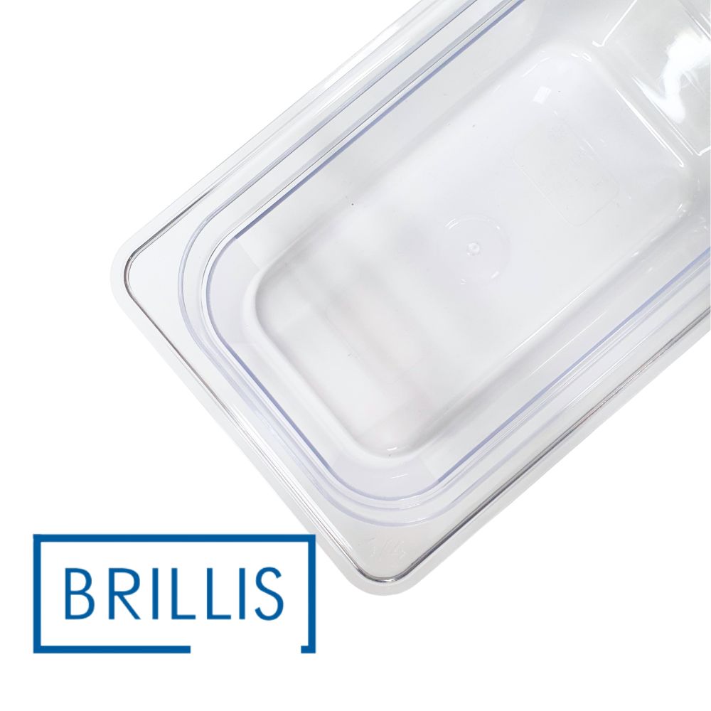 Гастроємність BRILLIS із полікарбонату GN 1/4-100 мм, прозора
