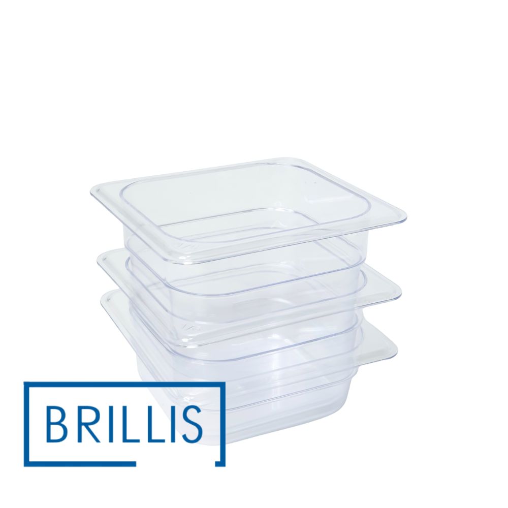 Гастроємність BRILLIS із полікарбонату GN 1/6-65 мм, прозора