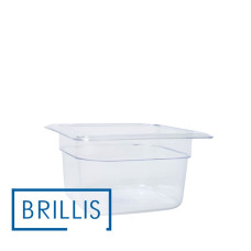 Гастроємність BRILLIS із полікарбонату GN 1/6-100 мм, прозора