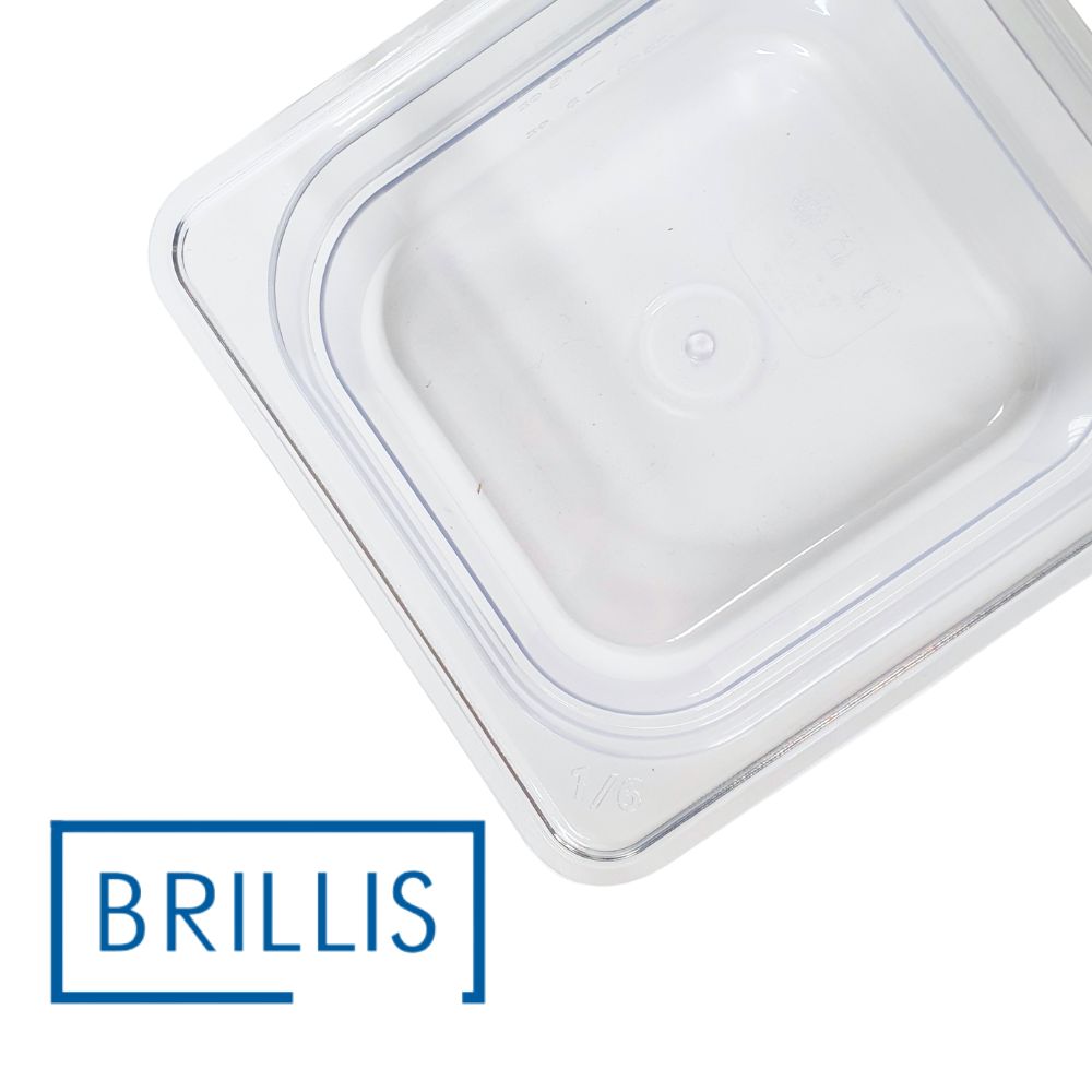 Гастроємність BRILLIS із полікарбонату GN 1/6-100 мм, прозора