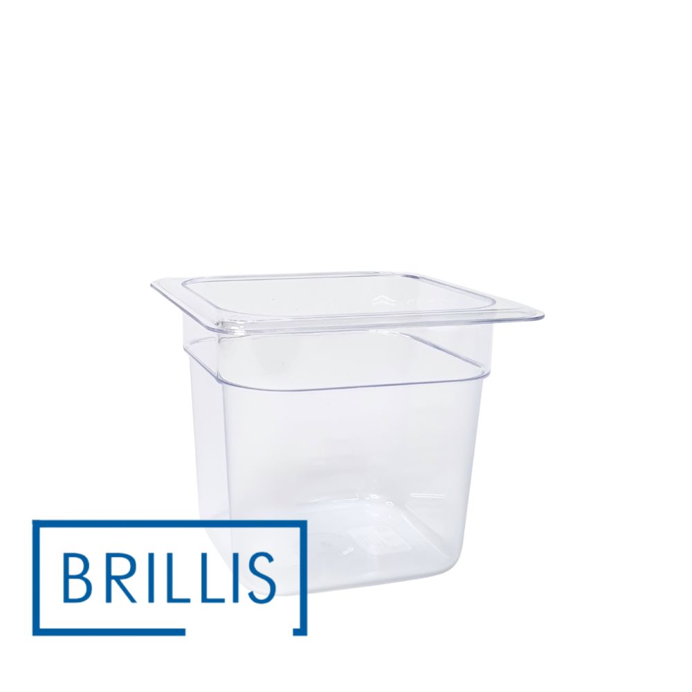 Гастроємність BRILLIS із полікарбонату GN 1/6-150 мм, прозора