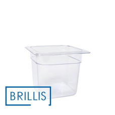 Гастроємність BRILLIS із полікарбонату GN 1/6-150 мм, прозора