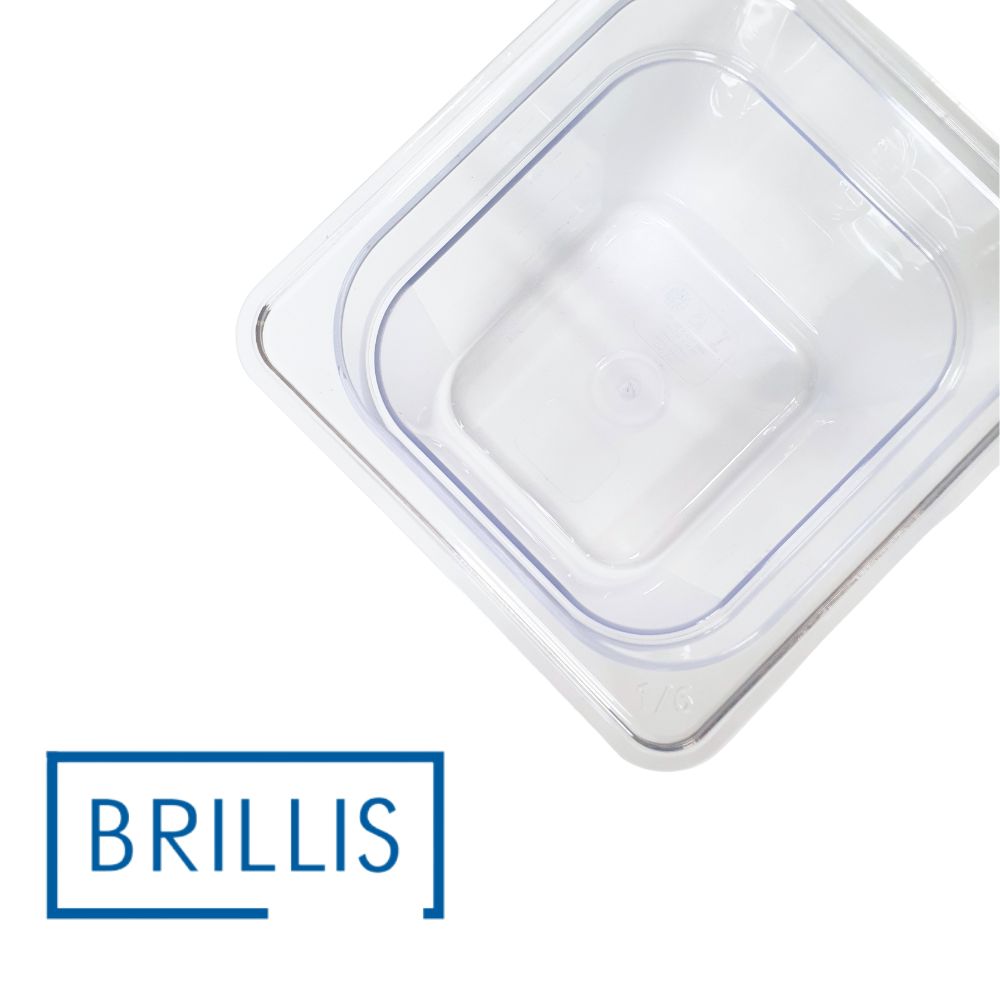 Гастроємність BRILLIS із полікарбонату GN 1/6-150 мм, прозора