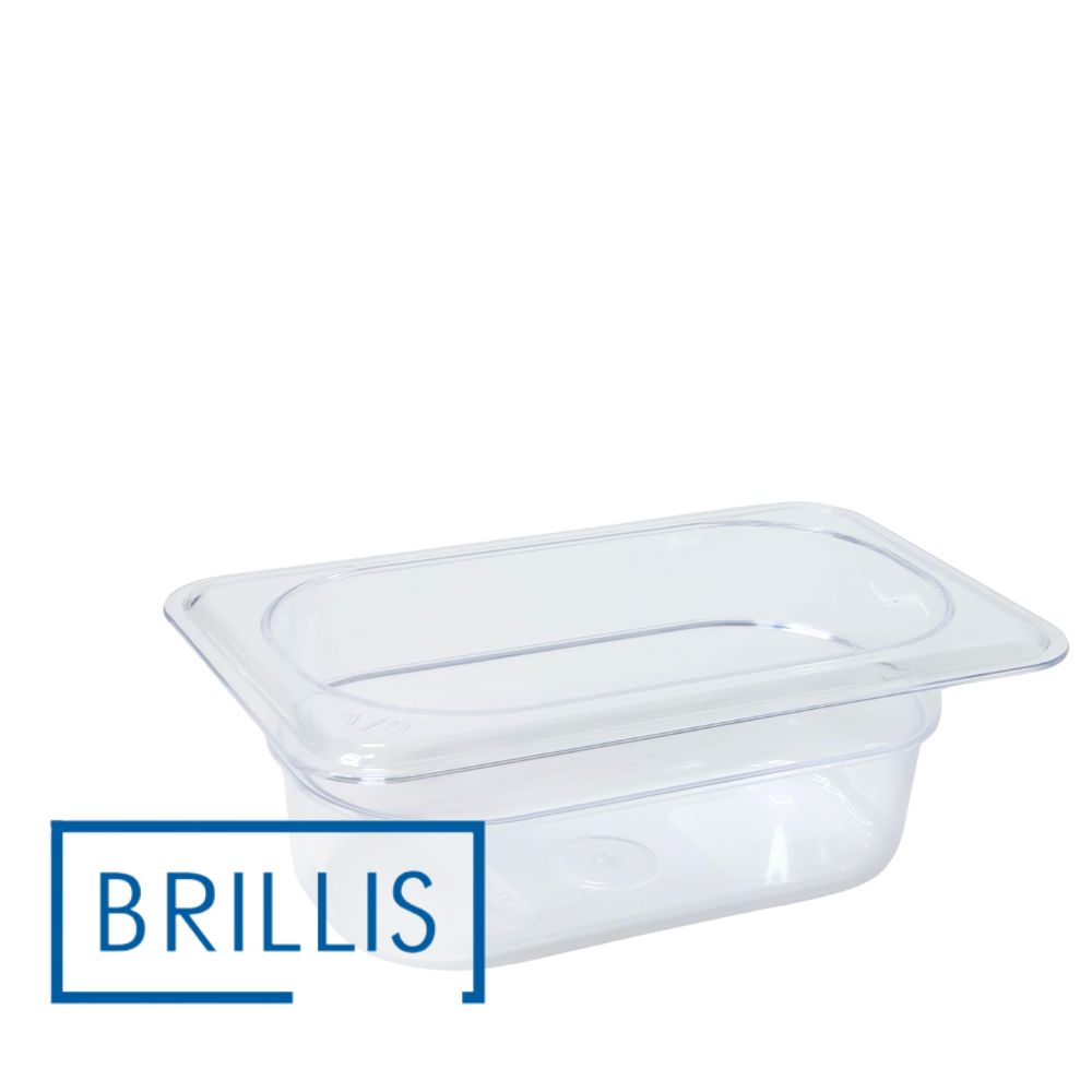 Гастроємність BRILLIS із полікарбонату GN 1/9-65 мм, прозора