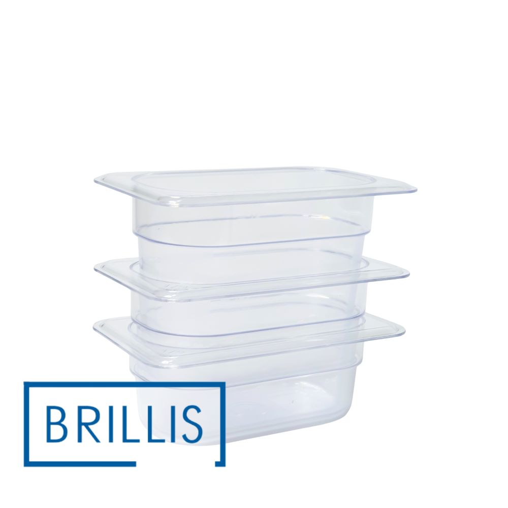 Гастроємність BRILLIS із полікарбонату GN 1/9-65 мм, прозора