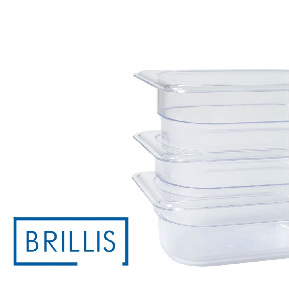 Гастроємність BRILLIS із полікарбонату GN 1/9-65 мм, прозора