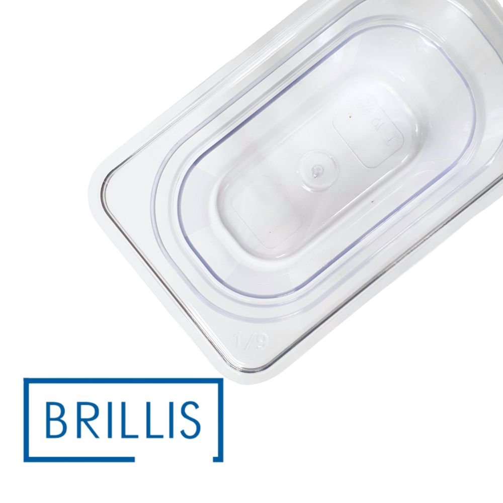 Гастроємність BRILLIS із полікарбонату GN 1/9-100 мм, прозора