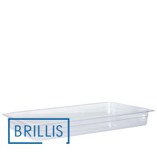 Гастроемкость BRILLIS из поликарбоната GN 1/1-65 мм, прозрачная