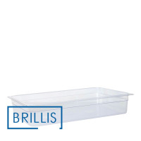 Гастроємність BRILLIS із полікарбонату GN 1/1-100 мм, прозора