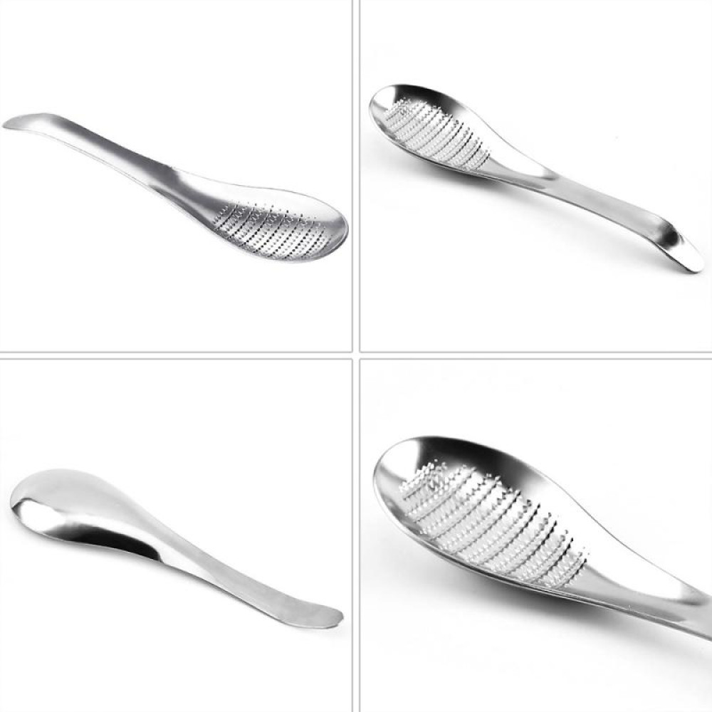 Терка мелкая для чеснока, имбиря и сыра Empire "Spoon" 18.5см, нержавеющая сталь