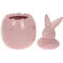 Банка для продуктов "Розовый Кролик" 2.3л керамика