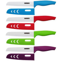 Нож керамический Kamille Miracle Blade для хлеба 15см + чехол цветной