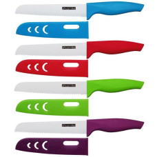 Нож керамический Kamille Miracle Blade для хлеба 15см + чехол цветной
