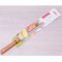 Нож кухонный Kamille Wood "Шеф-повар" 20см с деревянной ручкой