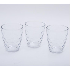 Набор 3 стакана "Эмилия"-33 прозрачные 350мл