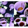 Набор 2 керамические кружки Fissman Sunshine 300мл, матовый фиолет