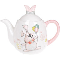 Чайник заварочный "Веселый кролик" 1000мл керамический