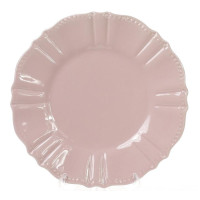 Набор 6 десертных тарелок Leeds Ceramics SUN Ø20см, каменная керамика (розовый-пепельный)