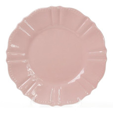 Набор 6 десертных тарелок Leeds Ceramics SUN Ø20см, каменная керамика (розовые)