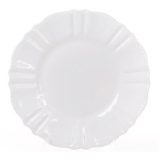 Набор 6 десертных тарелок Leeds Ceramics SUN Ø20см, каменная керамика (белые)