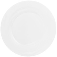 Набор 4 фарфоровые подставные тарелки "White City" ?30см (белый фарфор)