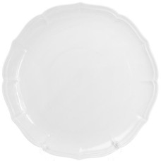 Набор 3 фарфоровые подставные тарелки "White Prince-2" ?30см (белый фарфор)