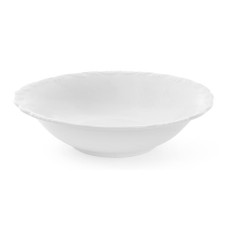 Набір 3 фарфорові супові тарілки White Prince 800мл (білий порцеляна)