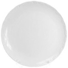 Набор 2 фарфоровые подставные тарелки "White Prince" ?30см (белый фарфор)
