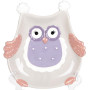 Набор 4 блюда "Owl Family" 18.9см керамика (десертные тарелки)