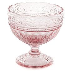 Набор 6 стеклянных креманок Siena Toscana 325мл, розовое стекло