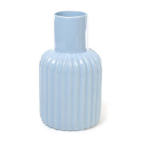 Керамическая ваза Stone Flower 19см голубая