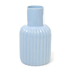 Керамическая ваза Stone Flower 19см голубая