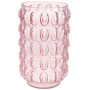 Ваза декоративная Ancient Glass "Bubbles" 30х19см, стекло, розовый
