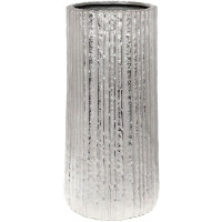 Декоративная ваза "Estet" 23х49см, металл, серебро