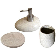 Набор аксессуаров "Loft" для ванной комнаты 3 предмета, керамика