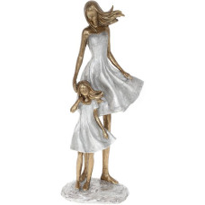 Декоративная статуэтка "Мама с Дочкой" 14.5х11х35см, полистоун
