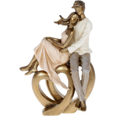 Декоративная статуэтка "Влюблённые Сердца" 16х8.5х23.5см, полистоун