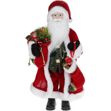 Фигура «Санта с носком» 46см (мягкая игрушка), красный