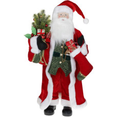 Фигура «Санта с носком» 90см (мягкая игрушка), красный
