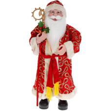 Мягкая игрушка "Санта с посохом" 61см, красный